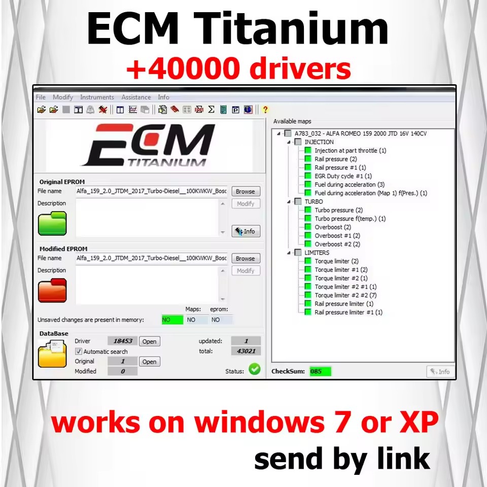 Interior Design Software - ECM Titan ECU Reparaturwerkzeug mit Unterstützung