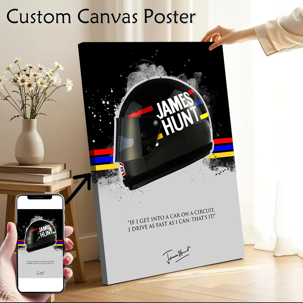 JAMES HUNT Zitat, bedruckte Le – Interior Design House Bewertung und Preis