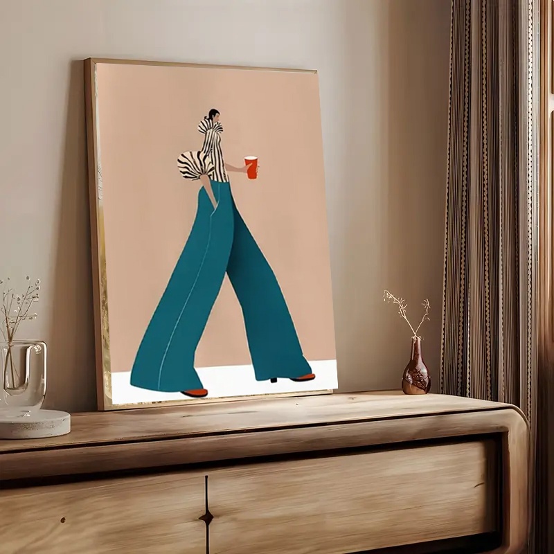 Modische blaue Hose Frau Poste – Interior Design House Bewertung und Preis