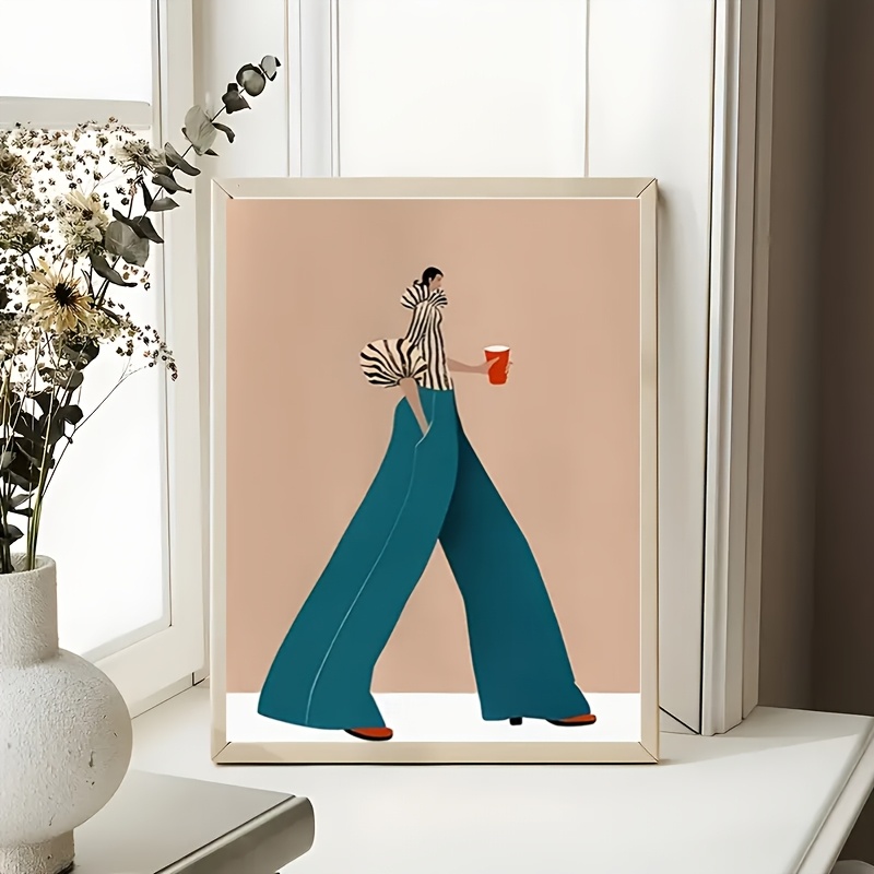 Modische blaue Hose Frau Poste – Interior Design House Bewertung und Preis